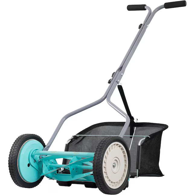 Yardoro 14-Inch 5-Blade Reel Lawn Mower with Bagger